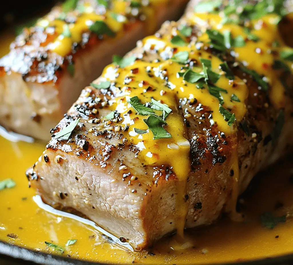 Pork tenderloin is one of the most versatile cuts of meat, prized for its tender texture and mild flavor. When prepared correctly, it can become the centerpiece of a memorable meal, appealing to both casual diners and culinary enthusiasts alike. This recipe for Pork Tenderloin with Zesty Mustard Sauce elevates this humble cut into a gourmet delight, perfect for weeknight dinners or special occasions. The combination of zesty mustard sauce not only enhances the natural flavors of the pork but also adds a tangy kick that tantalizes the taste buds.