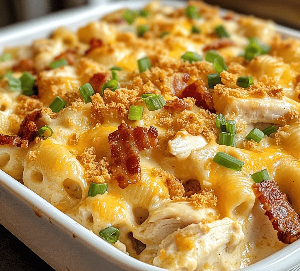 To truly appreciate the Cheesy Chicken Bacon Ranch Casserole, it’s essential to delve into the key components that contribute to its delightful flavor and creamy texture. Here’s a closer look at what makes this dish so special: