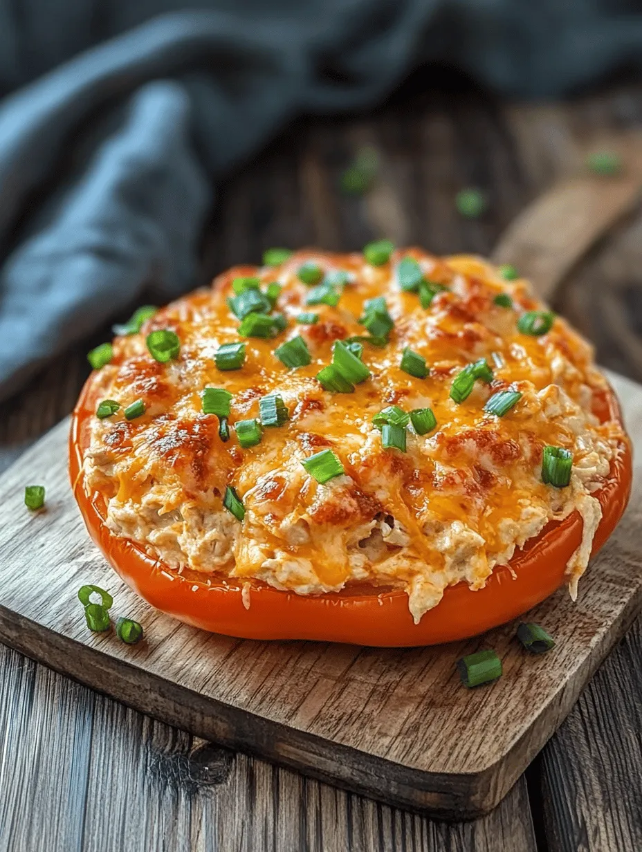 Buffalo Chicken Dip has earned its place as a beloved appetizer at gatherings, parties, and game days across the nation. Its creamy, spicy, and savory profile has captured the hearts (and taste buds) of many, making it a staple for those seeking a crowd-pleaser. However, as food trends evolve, so does the way we enjoy our favorite dishes. One such innovation is the Buffalo Chicken Dip Stuffed Sweet Bell Peppers—a delightful dish that not only retains the rich flavors fans adore but also introduces a nutritious twist.