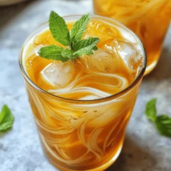 Thai tea, known for its vibrant orange hue and bold flavor, is more than just a beverage; it is a cultural staple deeply rooted in Thailand's rich culinary heritage. Traditionally enjoyed both hot and iced, Thai tea has gained popularity worldwide, thanks to its unique taste and aromatic profile. This delightful drink is made from a blend of black tea, spices, and sometimes sweetened with condensed milk, resulting in a creamy, fragrant experience that tantalizes the taste buds.