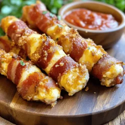 When it comes to culinary indulgences, few things can rival the mouthwatering allure of bacon-wrapped foods. The combination of savory bacon, with its rich, smoky flavor, and gooey cheese creates an irresistible treat that is difficult to resist. Among the many bacon-wrapped delights, bacon-wrapped mozzarella sticks stand out as a perfect appetizer that elevates any gathering, be it a party, game day, or a casual get-together with friends and family.