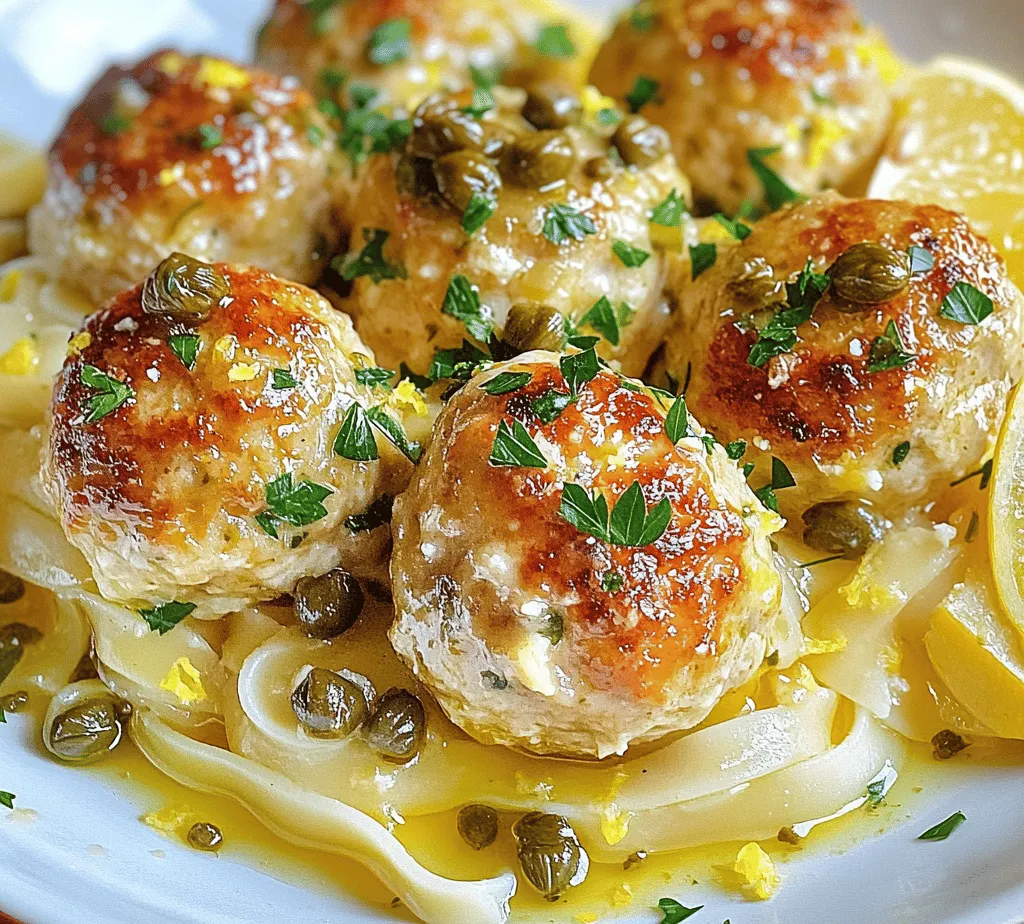 If you're looking for a dish that combines comfort with a refreshing twist, then Zesty Chicken Meatballs with Piccata Sauce is sure to become a favorite in your household. This delightful recipe takes the classic meatball and infuses it with vibrant flavors that dance on your palate. Imagine tender, juicy chicken meatballs enveloped in a bright and tangy piccata sauce, making for a meal that's not only satisfying but also invigorating.