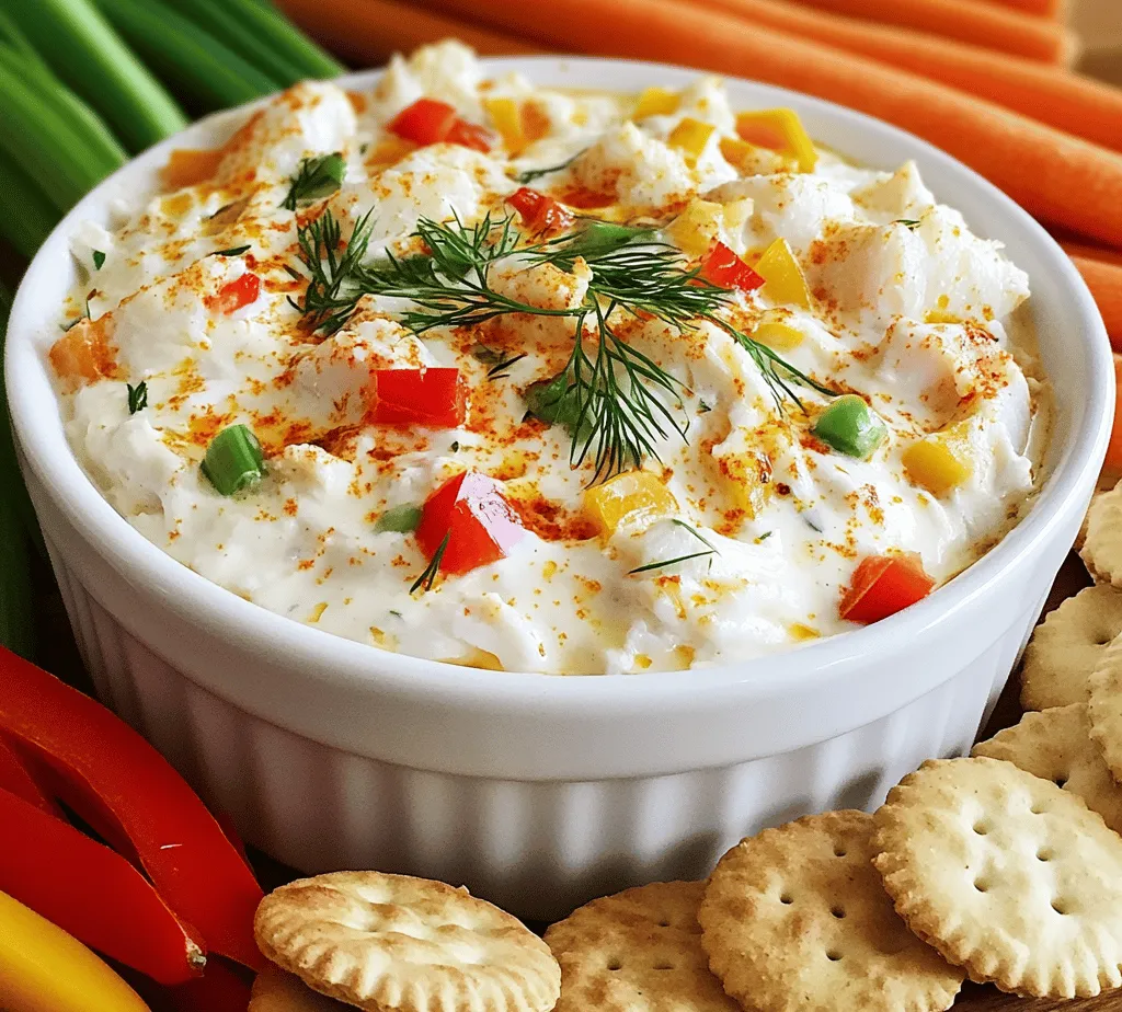 The success of any dish lies in its ingredients, and the Chilled Ocean Delight Crab Dip is no exception. Each component plays a crucial role in creating a harmonious blend of flavors and textures that make this dip truly stand out. Let’s explore the key ingredients that come together to create this seafood sensation.