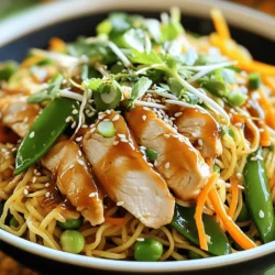 Delicious Chicken Chow Mein with Irresistible Chow Mein Sauce