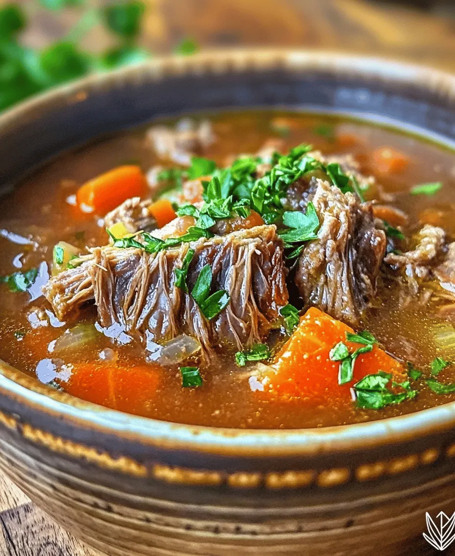 Hearty Instant Pot Oxtail Soup is a comforting and nourishing dish that warms the soul, perfect for chilly evenings or whenever you crave a deliciously rich meal. This recipe showcases tender oxtails nestled in a medley of vegetables, all infused with aromatic herbs and spices, creating a delightful balance of flavors that is sure to please even the pickiest of eaters.