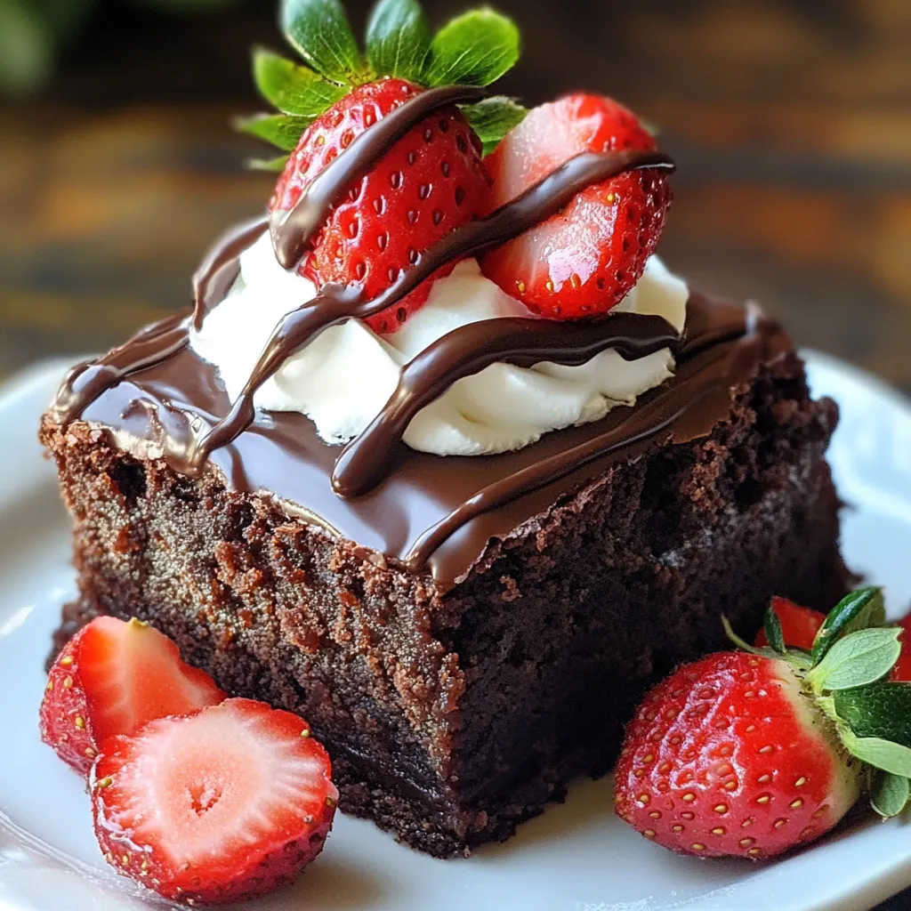 A successful brownie recipe relies heavily on the choice and quality of its ingredients. Below is a detailed look at what you’ll need to create Chocolate Covered Strawberry Brownies, along with the role each component plays in the final product.