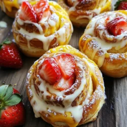 To create the perfect Strawberry Cheesecake Sweet Rolls, let's take a closer look at the essential ingredients that make this recipe shine. Each component plays a significant role in developing the flavors and textures that define this delightful treat.