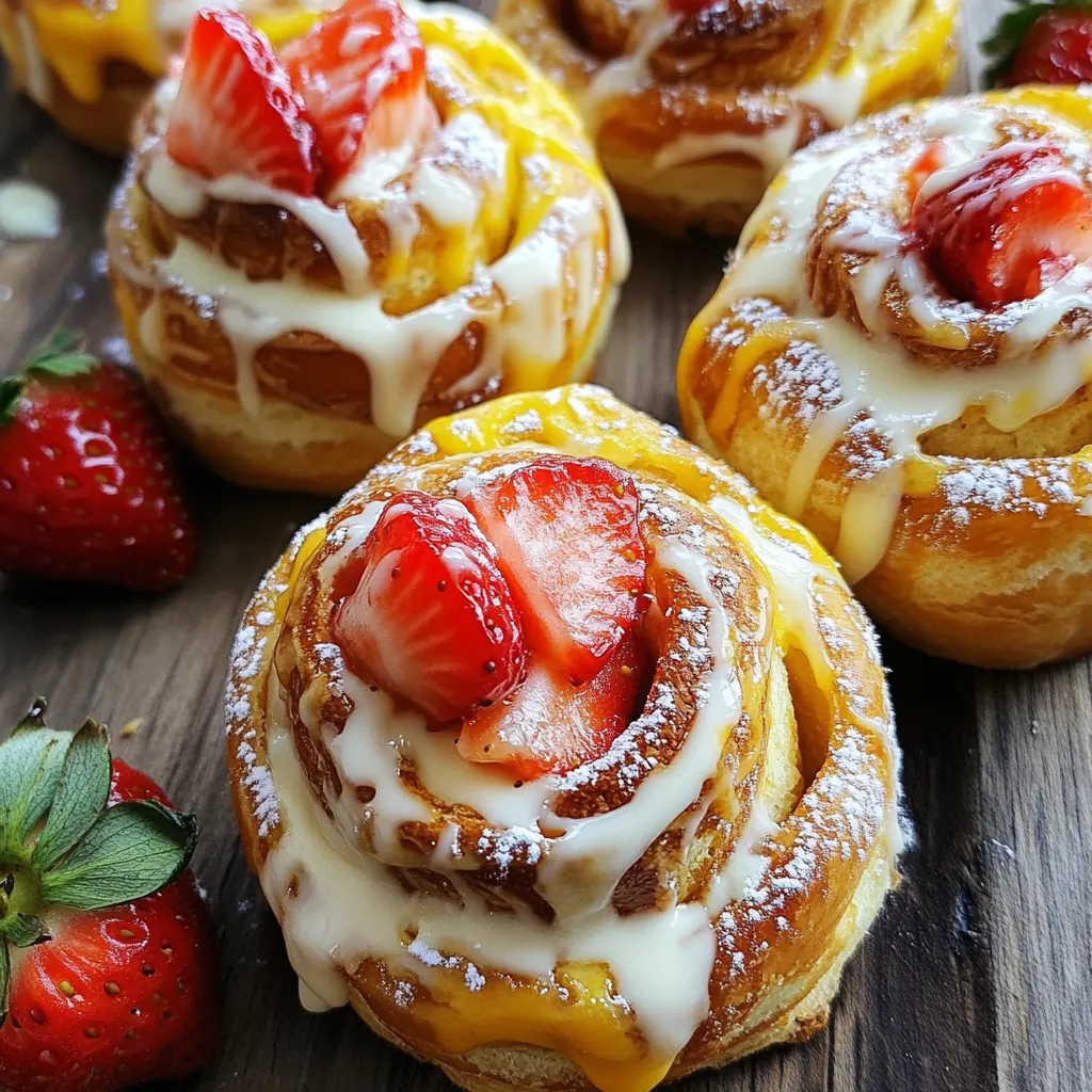 To create the perfect Strawberry Cheesecake Sweet Rolls, let's take a closer look at the essential ingredients that make this recipe shine. Each component plays a significant role in developing the flavors and textures that define this delightful treat.