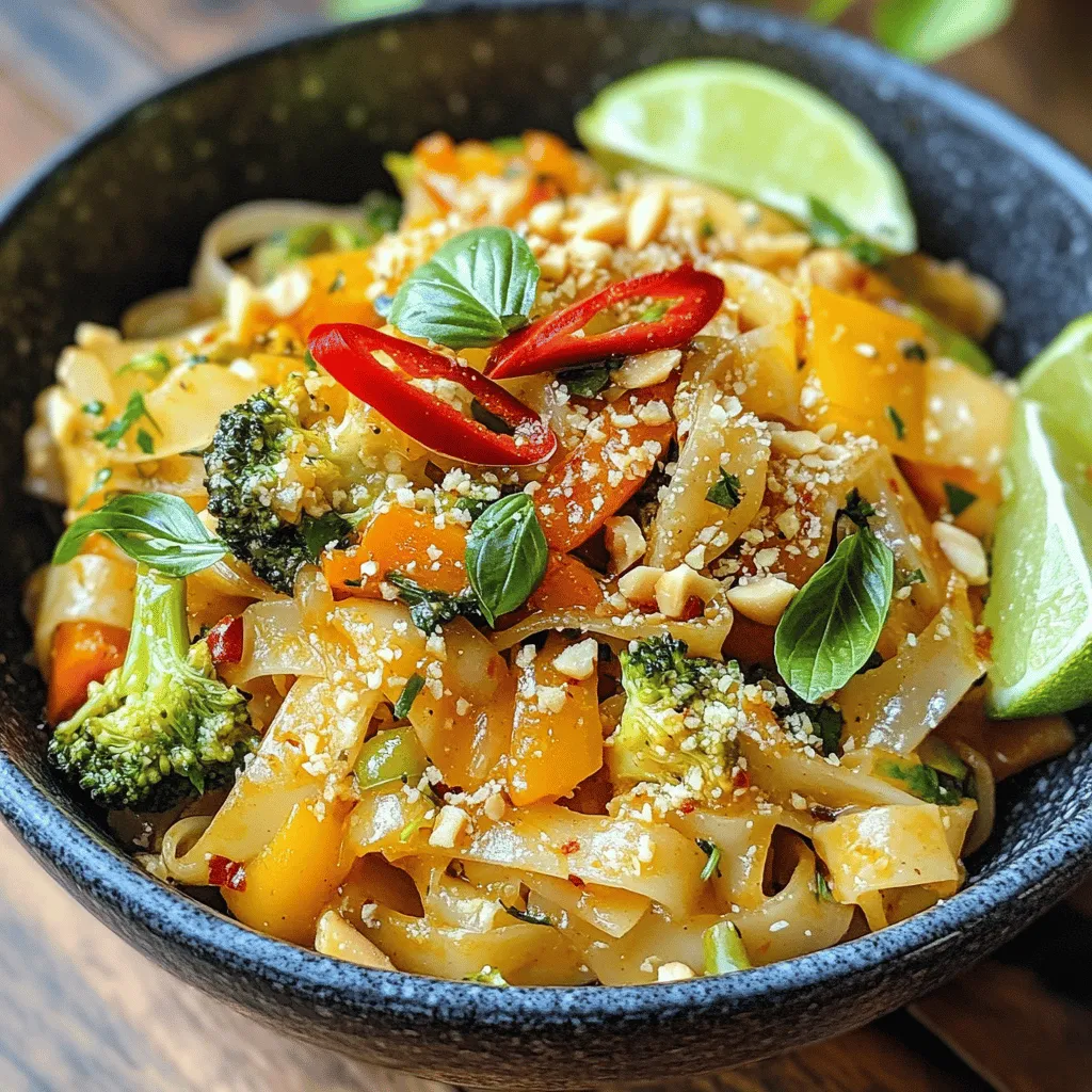 Spicy Thai Drunken Noodles, also known as Pad Kee Mao, is a beloved street food dish that has captured the hearts and taste buds of food lovers worldwide. Renowned for its bold flavors and vibrant ingredients, this dish is a perfect representation of Thai cuisine's ability to blend sweet, salty, spicy, and sour elements into a harmonious meal. The combination of wide rice noodles, fresh vegetables, and a variety of protein options makes Drunken Noodles not just delicious but also a highly customizable choice for any dietary preference.