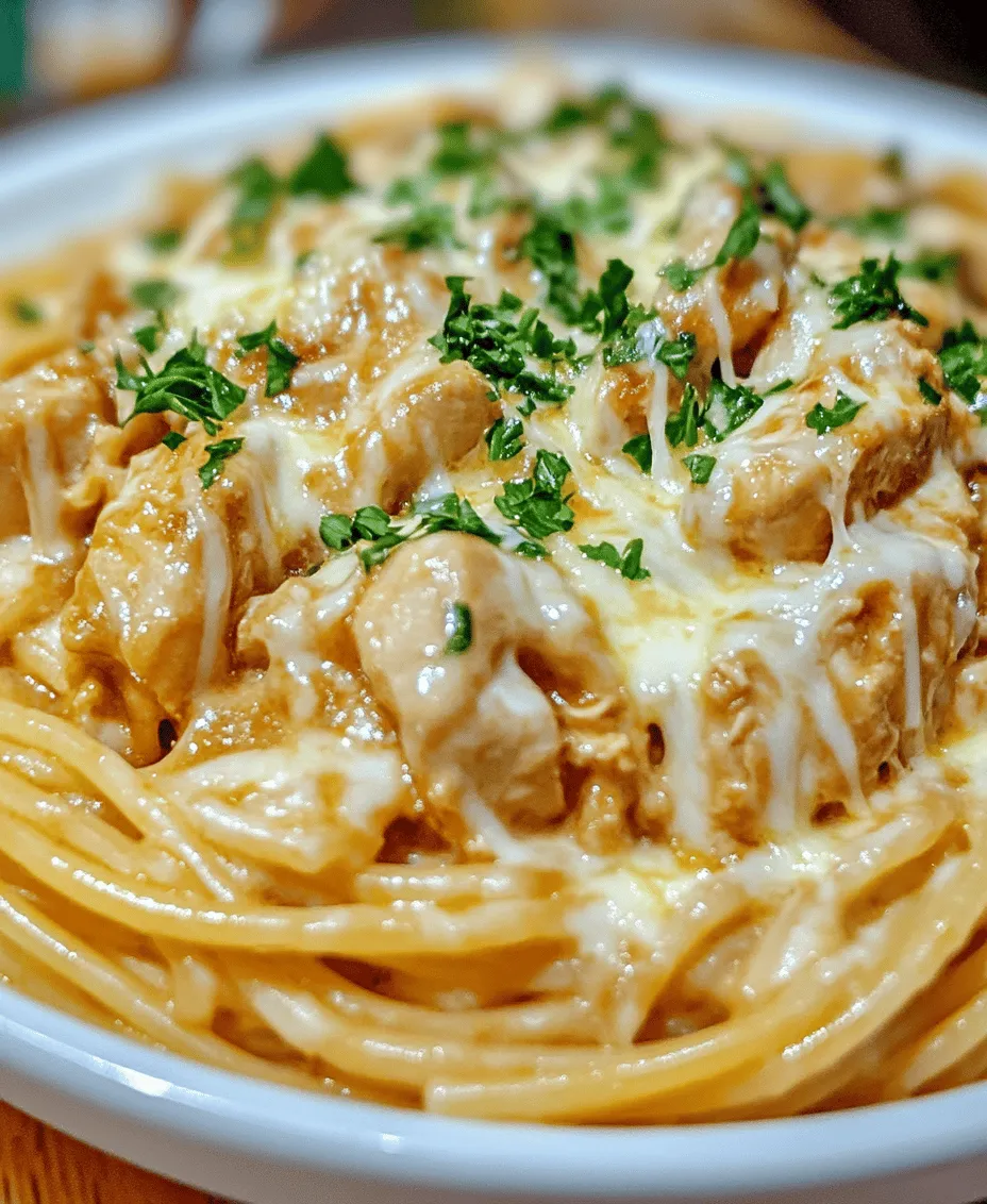 If you’re on the lookout for a dish that combines comfort, flavor, and ease of preparation, look no further than Creamy Chicken Spaghetti Delight. This dish is a quintessential representation of hearty family meals that satisfy even the pickiest of eaters. The combination of tender chicken, creamy sauce, and al dente spaghetti creates a delightful harmony that warms the soul and fills the belly. What makes this dish even more appealing is its simplicity; with just a few key ingredients and straightforward steps, you can whip up a satisfying meal in no time. Perfect for busy weeknights or family gatherings, this recipe is sure to become a staple in your culinary repertoire.