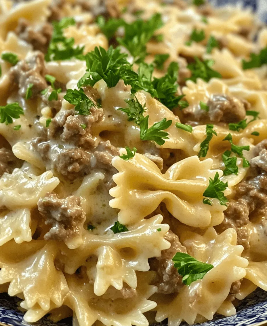 In the realm of comfort food, few dishes can rival the rich, creamy textures and hearty flavors of a good pasta meal. Creamy Beef and Bowtie Pasta stands out as a delightful combination of tender pasta, savory ground beef, and a luscious sauce that beckons from the dinner table. This dish not only satisfies hunger but also warms the soul, making it an ideal choice for family gatherings or cozy weeknight dinners.