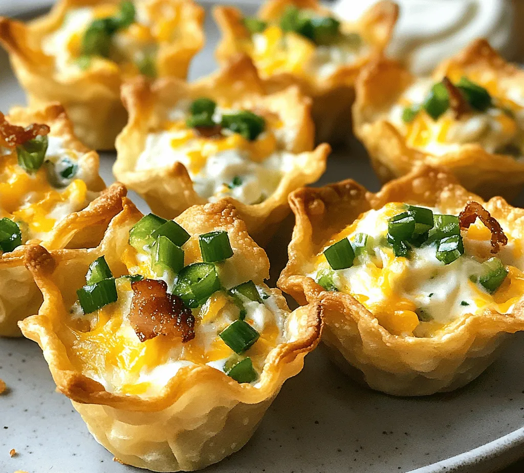 If you're on the hunt for a crowd-pleasing appetizer that packs a flavor punch, look no further than Spicy Jalapeño Popper Wonton Cups. This delightful dish combines the classic essence of jalapeño poppers with the crispy, delicate texture of wonton wrappers, creating a fusion that is both innovative and irresistibly delicious. Each bite is a perfect blend of creamy, spicy, and savory, making it an ideal choice for parties, game days, or just a cozy night in with friends and family.