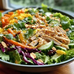 Crispy Asian Fusion Chicken Salad: A Refreshing and Flavorful Delight