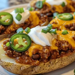 When it comes to comfort food, few dishes can compete with the satisfying combination of baked potatoes topped with rich, savory chili and melted cheese. Chili Cheese Baked Potatoes are not only a delicious meal that warms the soul but also a versatile dish that caters to various dietary preferences. This recipe seamlessly marries the fluffy texture of russet potatoes with the hearty flavors of chili and the creamy goodness of cheese, creating a satisfying experience that is perfect for a cozy dinner or a fulfilling lunch.