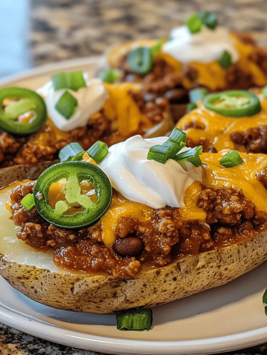 When it comes to comfort food, few dishes can compete with the satisfying combination of baked potatoes topped with rich, savory chili and melted cheese. Chili Cheese Baked Potatoes are not only a delicious meal that warms the soul but also a versatile dish that caters to various dietary preferences. This recipe seamlessly marries the fluffy texture of russet potatoes with the hearty flavors of chili and the creamy goodness of cheese, creating a satisfying experience that is perfect for a cozy dinner or a fulfilling lunch.