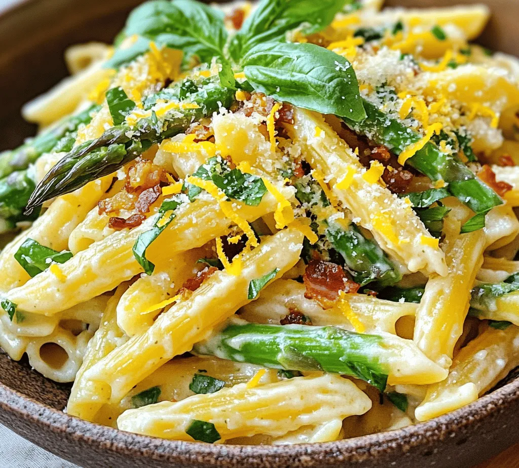 If you're looking for a delightful Italian pasta recipe that balances flavor and texture while being easy to prepare, look no further than Pennette with Pancetta and Asparagus. This dish brings together the al dente bite of pennette pasta, the savory richness of pancetta, and the fresh crunch of asparagus, creating a tantalizing meal that is sure to impress family and friends alike.