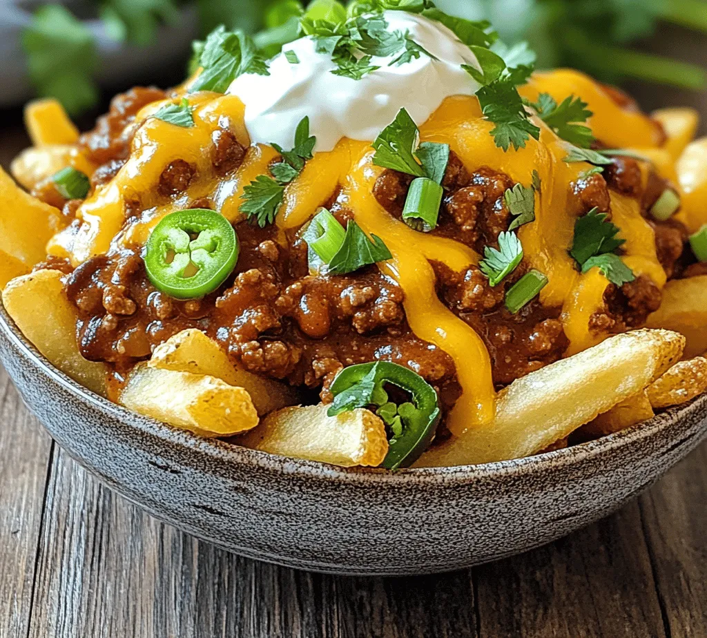 The popularity of loaded fries has surged in recent years, transforming them from a simple side dish to a star attraction on menus across the country. Cheesy Fiesta Chili Fries exemplify this trend, showcasing the versatility of fries topped with a rich blend of chili and gooey cheese. This dish not only satisfies hunger but also invites creativity, allowing cooks to tailor it to their tastes and dietary needs.