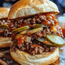 Sloppy Joes are more than just a meal; they are a nostalgic comfort food that many hold dear. This iconic dish, known for its hearty filling and messy presentation, often evokes memories of family dinners, casual gatherings, and backyard barbecues. The beauty of Sloppy Joes lies in their versatility; they can easily be adapted to suit different tastes and dietary preferences, making them a favorite for both adults and children alike.