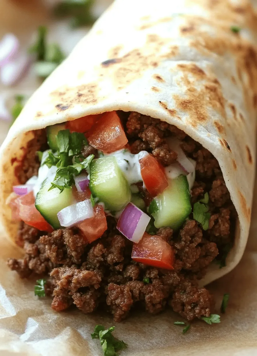 Gyros, a beloved dish originating from Greece, have gained immense popularity across the globe. These delicious wraps, typically filled with meat, vegetables, and sauces, offer a burst of flavor that tantalizes the taste buds. While traditional gyros often feature succulent lamb or chicken, this savory ground beef gyro recipe provides a delightful twist on the classic. By utilizing fresh ingredients and homemade components, you can create a meal that not only satisfies your hunger but also impresses your family and friends.