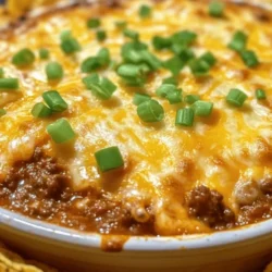 When it comes to hosting gatherings or enjoying a cozy night in, nothing elevates the experience quite like a good dip. Among the myriad of options available, Cheesy Delight Chili Dip stands out as a crowd-pleaser that combines rich, creamy textures with bold savory flavors. This dip is not just any ordinary snack; it’s a delightful blend of ingredients that brings warmth and comfort to any occasion. Whether you're hosting a game day party, a casual get-together, or simply indulging in a movie night, this dip promises to be a hit.