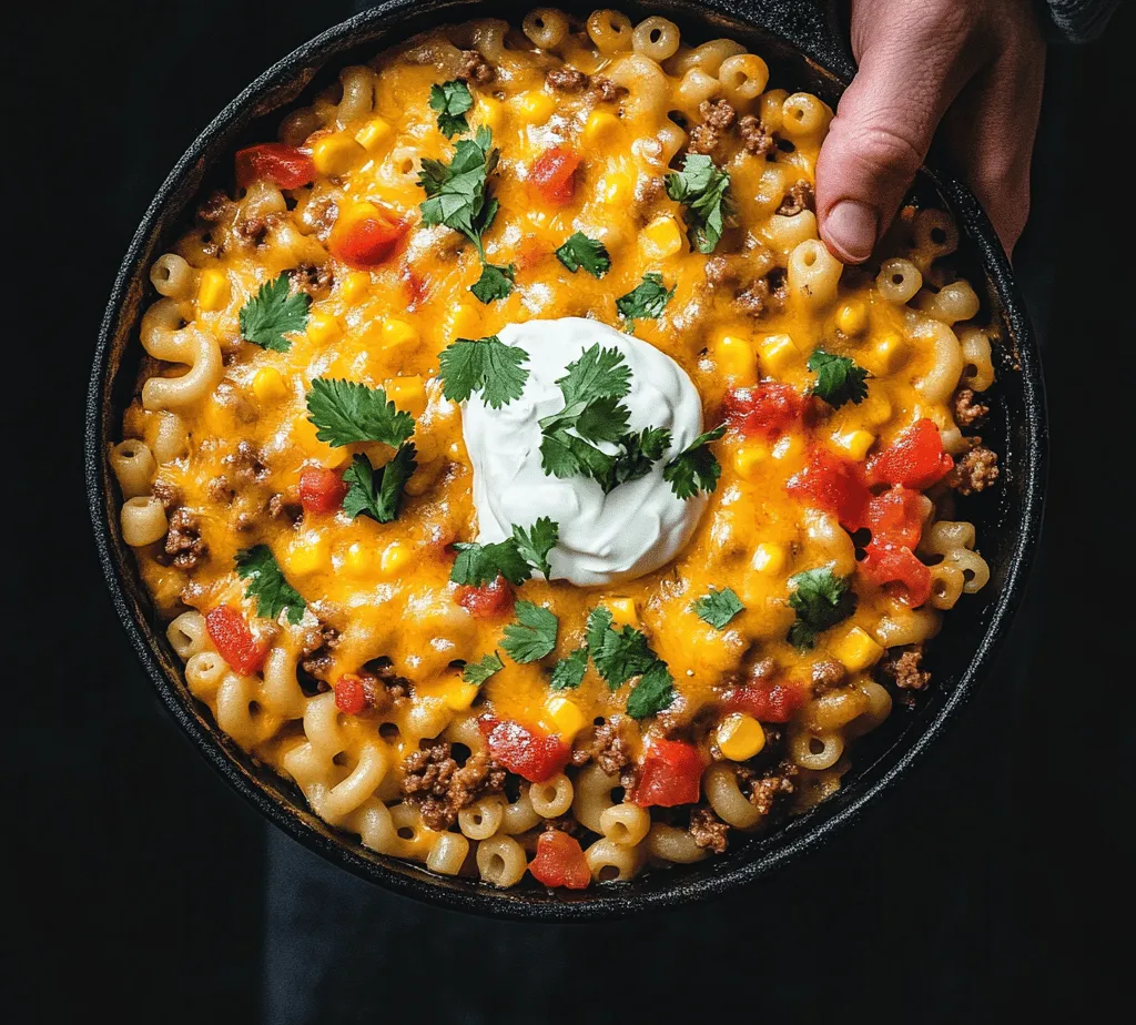 To truly appreciate what makes the Cheesy Taco Pasta Skillet so delicious, it helps to understand the role of each ingredient in the recipe. Here’s a closer look at the key components that contribute to the dish’s overall flavor and texture.