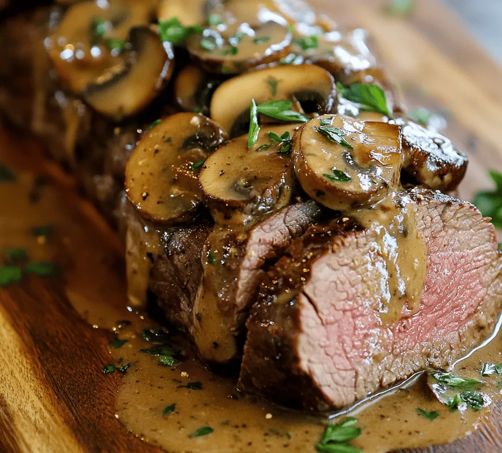 When it comes to impressive dinner parties or special celebrations, few dishes can rival the elegance and flavor of a perfectly cooked beef tenderloin. This Savory Beef Tenderloin with Creamy Mushroom Sauce is a culinary masterpiece that combines the rich, buttery texture of tenderloin with a luscious sauce that elevates the dish to gourmet status. Whether you are hosting a festive gathering or simply want to indulge in a fine dining experience at home, this recipe promises to impress your guests and tantalize your taste buds.