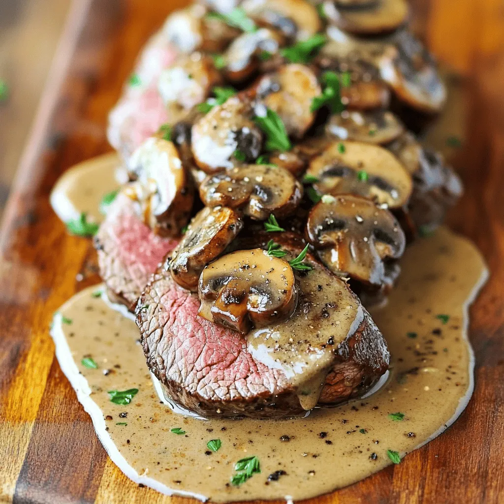 When it comes to impressive dinner parties or special celebrations, few dishes can rival the elegance and flavor of a perfectly cooked beef tenderloin. This Savory Beef Tenderloin with Creamy Mushroom Sauce is a culinary masterpiece that combines the rich, buttery texture of tenderloin with a luscious sauce that elevates the dish to gourmet status. Whether you are hosting a festive gathering or simply want to indulge in a fine dining experience at home, this recipe promises to impress your guests and tantalize your taste buds.