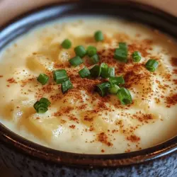 Creamy potato soup is an embodiment of comfort food, a dish that warms both the body and soul. As the temperatures drop, there’s nothing quite as satisfying as a steaming bowl of this rich and velvety soup. Known for its wholesome ingredients and delightful flavor, creamy potato soup has become a staple in many households, especially during family gatherings and chilly evenings. This recipe offers a robust yet smooth texture, ensuring each spoonful is nothing short of delightful.