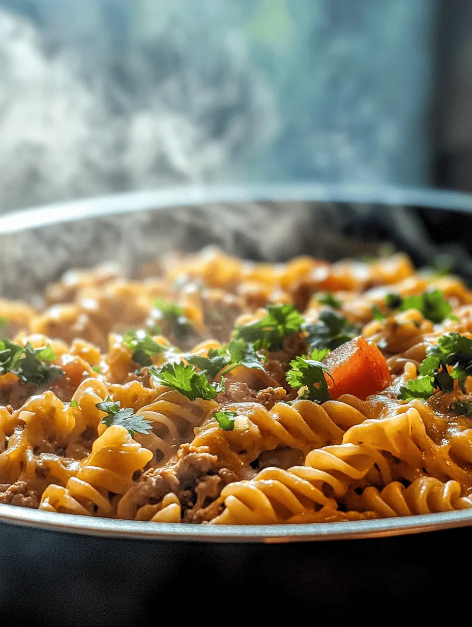 If you're in search of a dish that combines comfort, flavor, and ease of preparation, look no further than Cheesy Rotel Beef Pasta Delight. This hearty meal strikes a perfect balance between savory ground beef, zesty Rotel tomatoes, and melted cheese, making it a family favorite and a go-to recipe for gatherings, weeknight dinners, or even meal prep for the week ahead. The allure of this dish lies in its simplicity and versatility, allowing home cooks to adapt it to their tastes and dietary preferences while maintaining robust flavor.