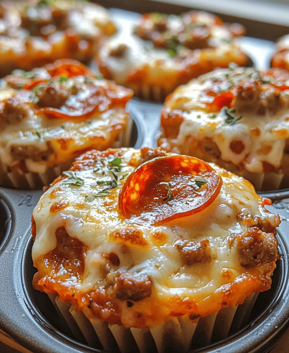 Deep dish pizza cupcakes are the perfect solution for anyone looking to add a fun twist to traditional pizza. Instead of serving a large, heavy pie, these individual servings allow for easy portion control, making them ideal for gatherings, parties, and casual get-togethers. Guests can grab a cupcake-sized portion, making it easier to mingle and enjoy a variety of flavors. This unique presentation not only makes for an eye-catching dish but also encourages creativity in the kitchen, as you can customize each cupcake according to personal preferences or dietary restrictions.