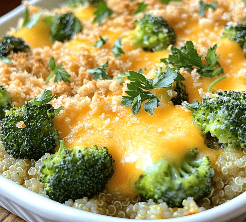 At the heart of this casserole is fresh broccoli, a cruciferous vegetable renowned for its impressive nutritional profile. Broccoli is packed with vitamins C, K, and A, as well as a variety of minerals such as potassium and iron. It is also an excellent source of dietary fiber, which aids in digestion and promotes a healthy gut. The vibrant green florets bring not only a beautiful color to the dish but also a satisfying crunch that contrasts beautifully with the creaminess of the cheese.