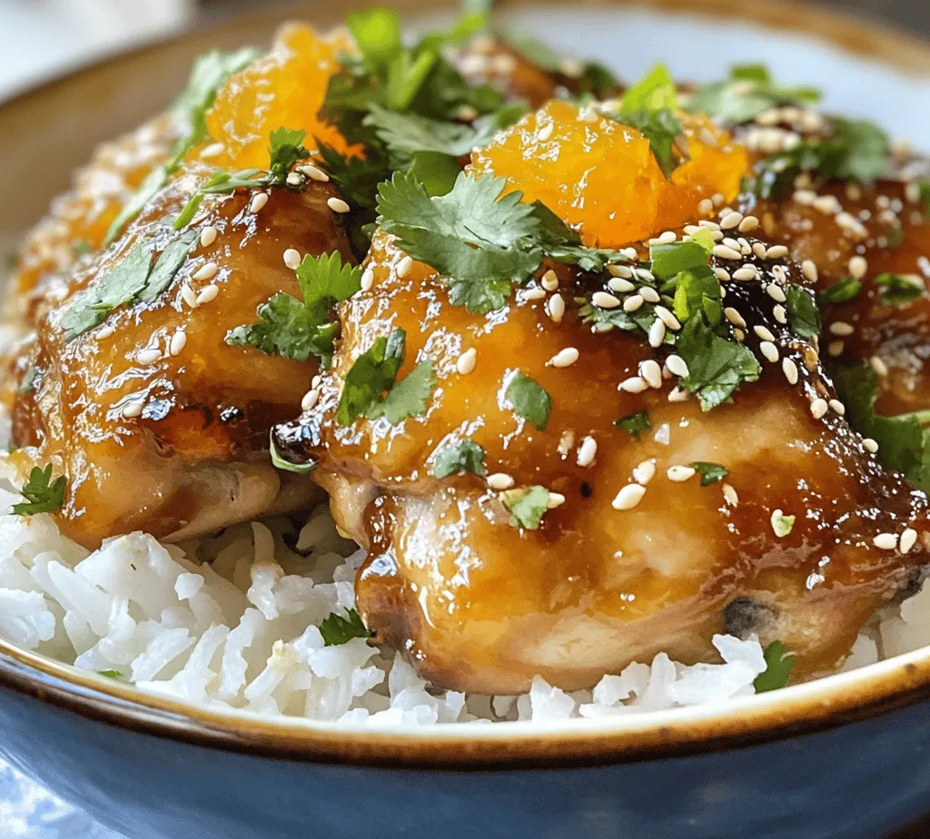 Sticky Apricot Chicken is a delightful dish that beautifully marries the succulent flavors of chicken with the sweet and tangy essence of apricots. This recipe has gained popularity not only for its mouthwatering taste but also for its simplicity and versatility, making it an excellent choice for both weeknight dinners and special occasions. The ease of preparation allows home cooks of all skill levels to create a restaurant-quality meal right in their own kitchens.