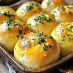 Garlic Butter Dinner Rolls: A Delightful Homemade Treat