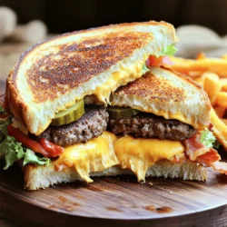 Bacon Cheeseburger Grilled Cheese Recipe