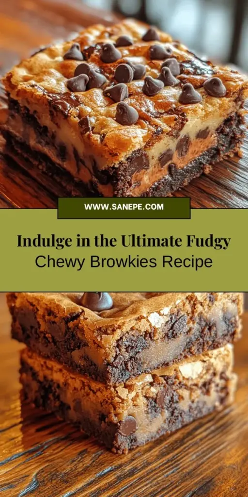 Indulge in the ultimate dessert experience with this best fudgy chewy browkies recipe! Combining the moist richness of brownies with the chewy goodness of cookies, these delightful treats are perfect for any occasion. Learn how to create these irresistible baked goods with simple ingredients and easy steps. Serve them warm with ice cream or enjoy as a decadent snack. Get ready to impress with every bite! #browkies #dessertrecipe #baking #chocolate #yummy