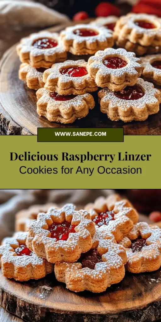 Discover the delightful world of Raspberry Linzer Cookies! These charming treats blend rich, buttery flavors with the vibrant tartness of raspberry jam, making them perfect for any occasion. Explore their fascinating origins from Austria’s Linzer Torte, follow a detailed recipe, and get expert tips for baking the perfect batch. Whether you're an experienced baker or just starting, these cookies are sure to impress friends and family. #Baking #Cookies #Dessert #LinzerCookies #HomemadeTreats #RaspberryJam #Foodie