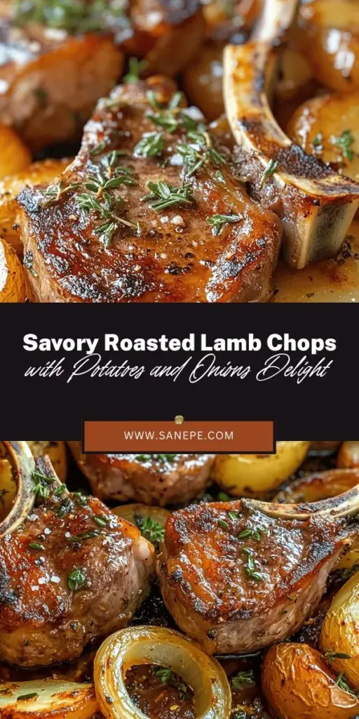 Discover the irresistible delight of savory roasted lamb chops with potatoes and onions! This recipe combines tender lamb with crispy roasted veggies for a satisfying and comforting meal perfect for any occasion. With tips on marinating, cutting, and roasting, you'll create a dish that impresses family and friends alike. Elevate your dinner table with this flavorful centerpiece and enjoy the art of simple yet exquisite cooking! #LambChops #RoastedVegetables #ComfortFood #DinnerRecipe