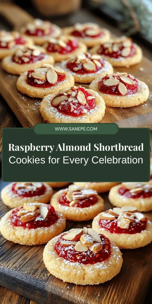 Indulge in the delightful taste of Raspberry Almond Shortbread Cookies! With a rich buttery base, tart raspberry filling, and crunchy almond topping, these cookies are perfect for any occasion. Easy to make even for novice bakers, this recipe brings nostalgia and warmth with every bite. Elevate your baking game and impress your loved ones with these beautiful treats! #Baking #Cookies #Shortbread #Raspberry #Almond #Desserts #HomemadeGoodness #SweetTreats #RecipeInspiration #BakingTips