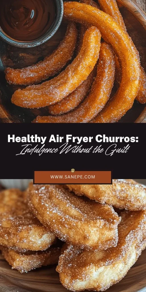 Discover the magic of Air Fryer Light Churros, a healthier twist on a classic treat! With a crispy exterior and soft center, these churros are easy to make and perfect for all occasions. Enjoy them dusted with cinnamon sugar or paired with your favorite dipping sauce like chocolate or dulce de leche. Indulge without the guilt and savor a nostalgic dessert that's light and delicious. Your taste buds will thank you! #Churros #AirFryer #HealthyRecipes #Desserts #Baking #SnackTime #Foodie