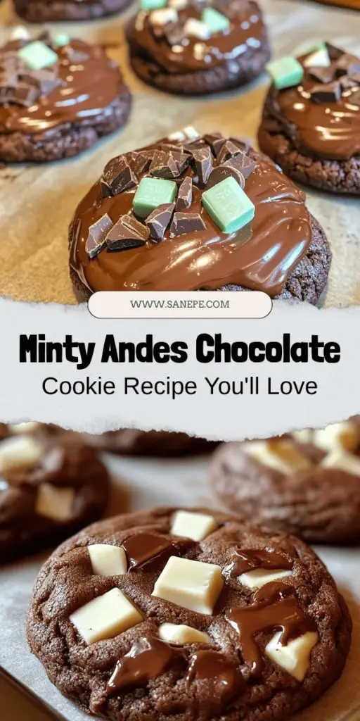 Indulge in the delightful combination of chocolate and mint with these Andes Mint Chocolate Cookies! This recipe brings a refreshing twist to classic chocolate cookies, perfect for any occasion. With high-quality ingredients like butter, sugar, and Andes mints, these cookies will leave everyone craving more. Easy to make and simply irresistible, they are a must-try for cookie lovers! Bake a batch today! #AndesMintCookies #Baking #ChocolateDesserts #MintChocolate #CookieRecipe #TreatYourself