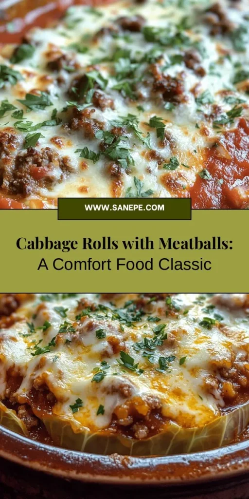 Discover the heartwarming Cabbage Wonderland: Meatball Delight recipe that combines nutritious ingredients with comforting flavors. This delightful dish features tender cabbage cradling juicy meatballs, enhanced by creamy cheeses and aromatic herbs. Perfect for family gatherings, it's a meal that warms both body and soul. Try it today for a nutritious twist on comfort food! #CabbageWonderland #Meatballs #ComfortFood #HealthyRecipes #FamilyMeals #CookingWithLove