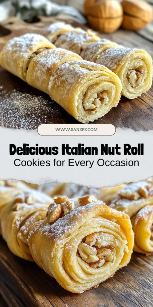 Discover the timeless charm of Italian Nut Roll Cookies, a beloved treat that embodies the warmth of Italian family traditions. These delightful, nutty cookies, known as Noci, are perfect for celebrating holidays or enjoying a sweet moment any day. Learn about their rich history, the essential ingredients, and step-by-step instructions to create your own batch. Share in the joy of baking these delicious cookies that celebrate heritage and love. #ItalianCookies #BakingTraditions #SweetTreats #Foodie #Nostalgia