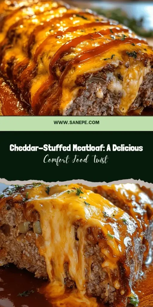 Discover the ultimate comfort food with this delicious cheddar-stuffed meatloaf recipe! Elevate a classic favorite by incorporating gooey melted cheddar cheese, promising a satisfying experience for the whole family. Learn how to customize your meatloaf with flavorful ingredients and achieve the perfect texture. Get ready to impress with a dish that's both nostalgic and innovative. Perfect for dinner or meal prep! #Meatloaf #ComfortFood #CookingAtHome #CheddarStuffed #Foodie #Recipes #HomeCooking