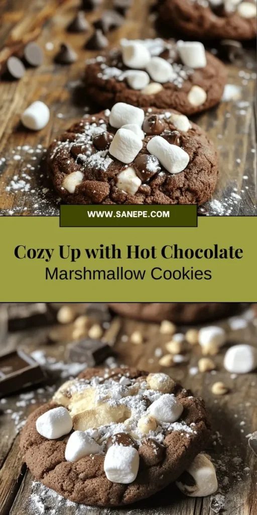 Warm up this winter with Cozy Hot Chocolate Marshmallow Cookies, the ultimate comfort treat that captures the essence of the season! These delectable cookies blend rich chocolate with gooey marshmallows, evoking delightful memories of sipping hot cocoa by the fireplace. Perfect for holiday gatherings or cozy nights in, they’re sure to become a family favorite. Grab your ingredients and start baking today! #CozyCookies #HotChocolate #Baking #WinterTreats #DeliciousDesserts