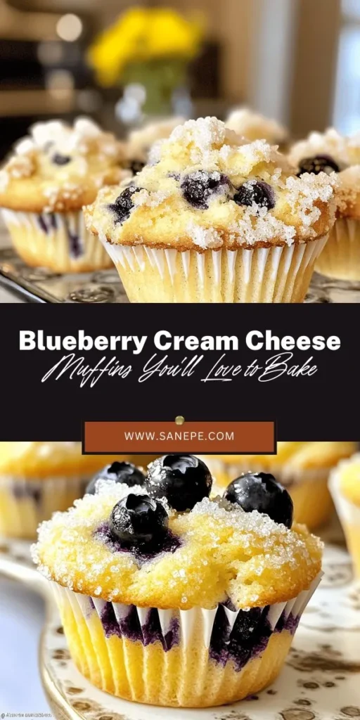 Discover the joy of baking with these delightful blueberry cream cheese muffins! Perfect for a quick breakfast or a sweet afternoon treat, they blend tangy cream cheese with juicy blueberries in a soft, buttery base. Ideal for both beginners and expert bakers, this simple recipe creates a tasty experience that everyone will love. Enjoy them with coffee or freeze for later! #BlueberryMuffins #Baking #MuffinRecipe #SweetTreats #BreakfastIdeas #Yummy