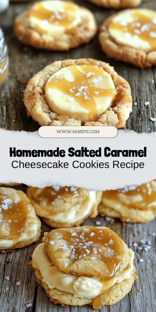 Indulge in the ultimate dessert experience with these Copycat Crumbl Salted Caramel Cheesecake Cookies! These homemade treats combine a soft, chewy cookie with a creamy cheesecake filling and a drizzle of rich salted caramel. Perfect for any occasion, they’re easy to make and sure to impress friends and family. Enjoy the sweet and salty balance that makes each bite irresistible! Create delicious memories today! #CrumblCookies #CopycatRecipe #BakingJoy #DessertLovers #CookieRecipe #CheesecakeCookies