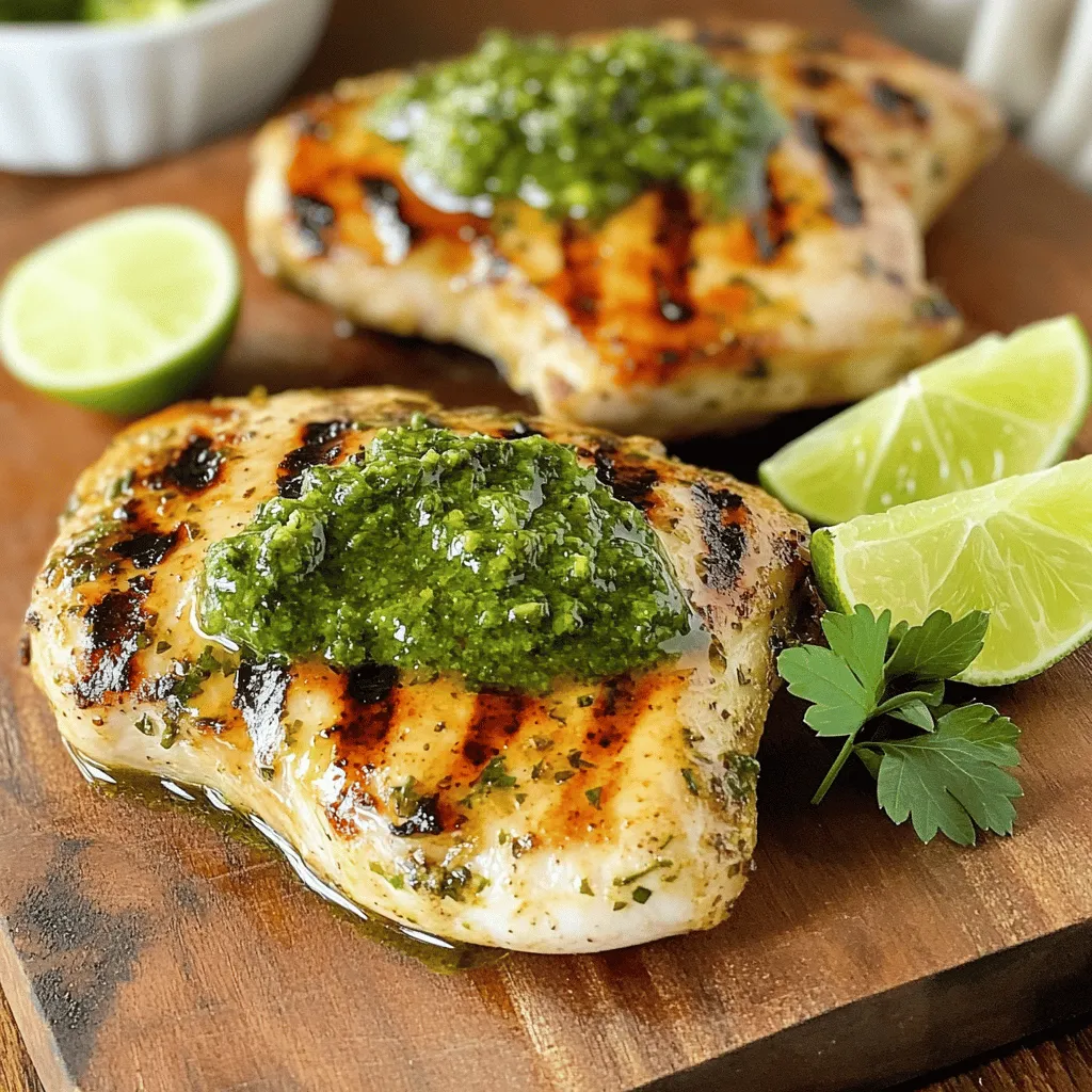 Get ready to embark on a culinary adventure that brings the bold and vibrant flavors of Argentina into your kitchen with our Chimichurri Chicken Delight recipe. This dish is a celebration of succulent chicken breasts marinated to perfection and grilled to achieve a delightful char. The star of this dish is undoubtedly the fresh and zesty chimichurri sauce, which elevates the chicken with its herbaceous notes and tangy punch. Whether you’re hosting a family gathering or searching for a quick and delicious weeknight meal, this recipe is designed to impress. With simple ingredients and straightforward instructions, it's perfect for both novice cooks and seasoned chefs alike. Let’s dive into the origins of this flavorful dish and learn how to make it from scratch.