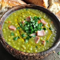 Hearty Split Pea & Ham Soup: A Warm Embrace in a Bowl