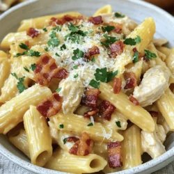 Creamy Chicken and Bacon Pasta: A Comforting Family Favorite