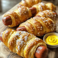 If you’re looking for a fun and delicious snack that brings a touch of nostalgia to your gatherings, look no further than homemade pretzel dogs. This crowd-pleaser ingeniously combines the soft, chewy texture of a classic pretzel with the savory goodness of a hot dog, creating a treat that’s perfect for parties, game days, or even a cozy family dinner. Pretzel dogs offer the ideal balance of flavors and textures, making them a favorite among both kids and adults alike.